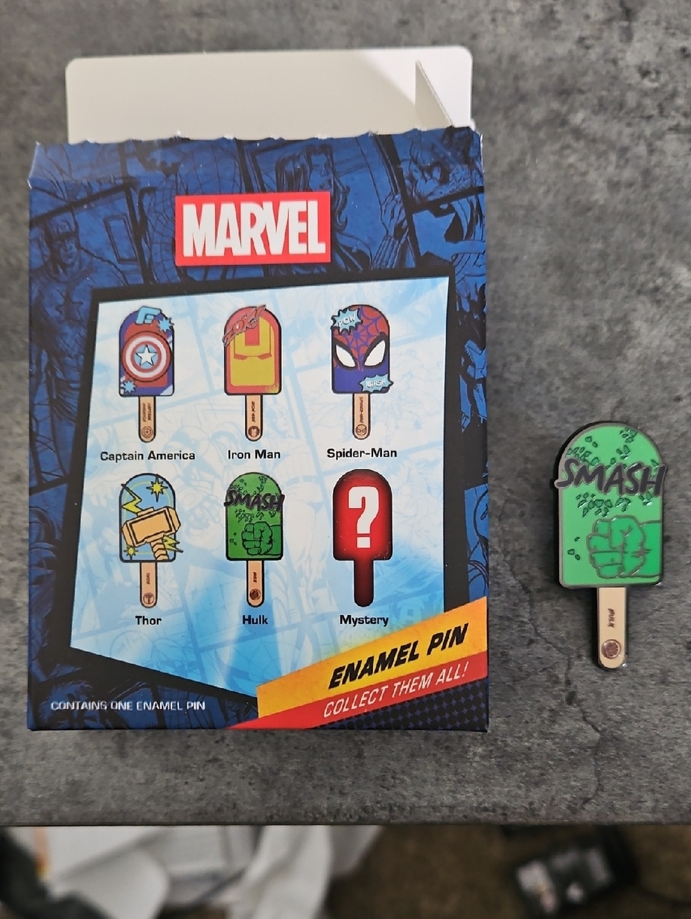 Marvel Hulk Popsicle Enamel Pin